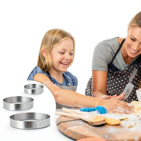 Ciieeo Ring Mold Cake Pan Stainless Steel Baking Tool Set-5