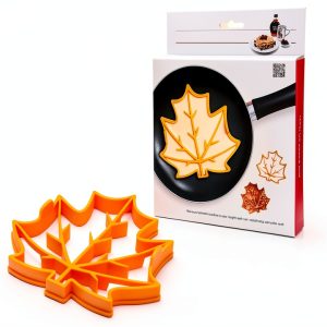 Monkey Business Maple Leaf Pancake Mold Silicone BPA Free-0