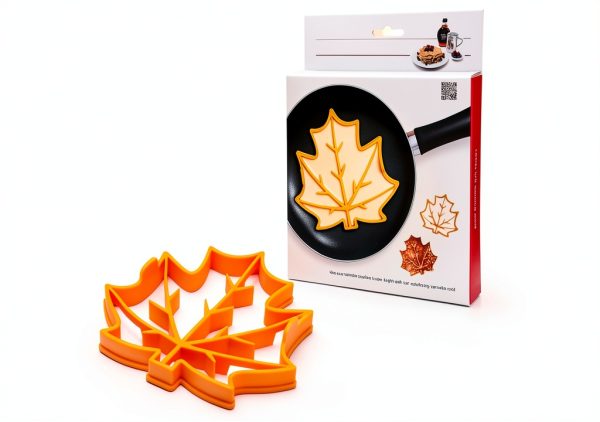 Monkey Business Maple Leaf Pancake Mold Silicone BPA Free-0