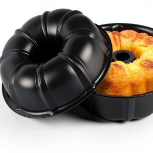 JSJMOFA Nonstick Carbon Steel Ring Pan Baking Mold-0