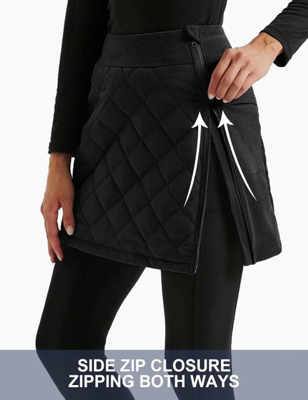 Alpine Puffer Skirt Women High Waist Warm Outdoor-3