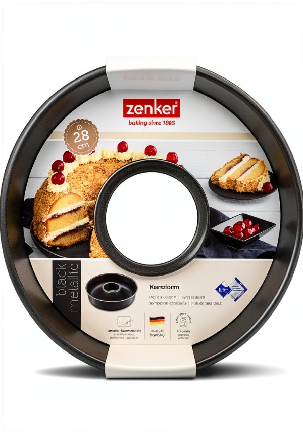 Zenker Ring Mold Cake Pan Stainless Steel Nonstick Oven Safe-4