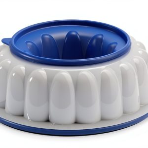 Tupperware Ring Mold Cake Pan 6 Cup Capacity Sealed-0