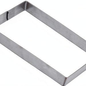 Ciieeo Stainless Steel Pancake Mold Rectangular Oven Safe-0