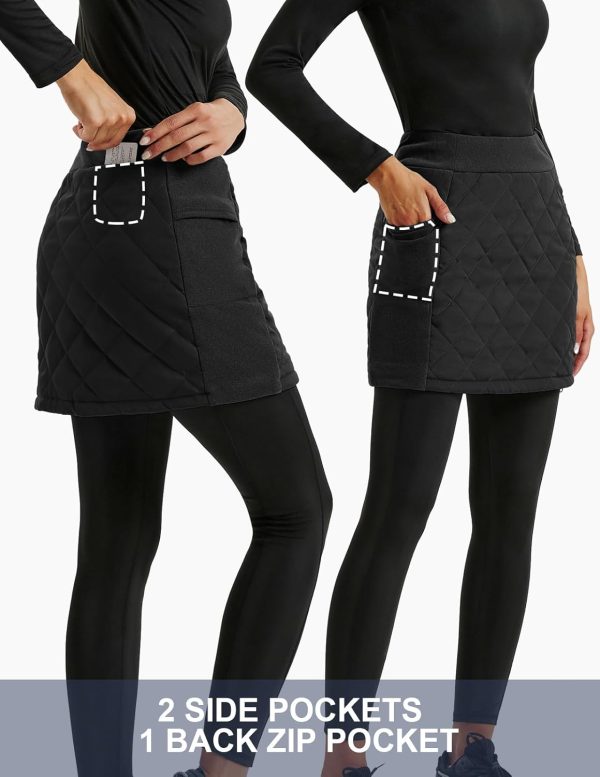 Alpine Puffer Skirt Women High Waist Warm Outdoor-1