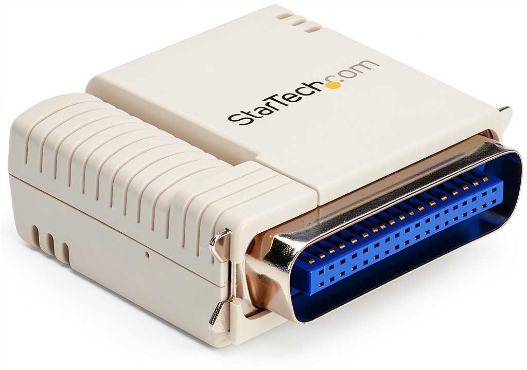 'StarTech.com 1 Port 10/100 Mbps Ethernet Parallel Network Print Server'