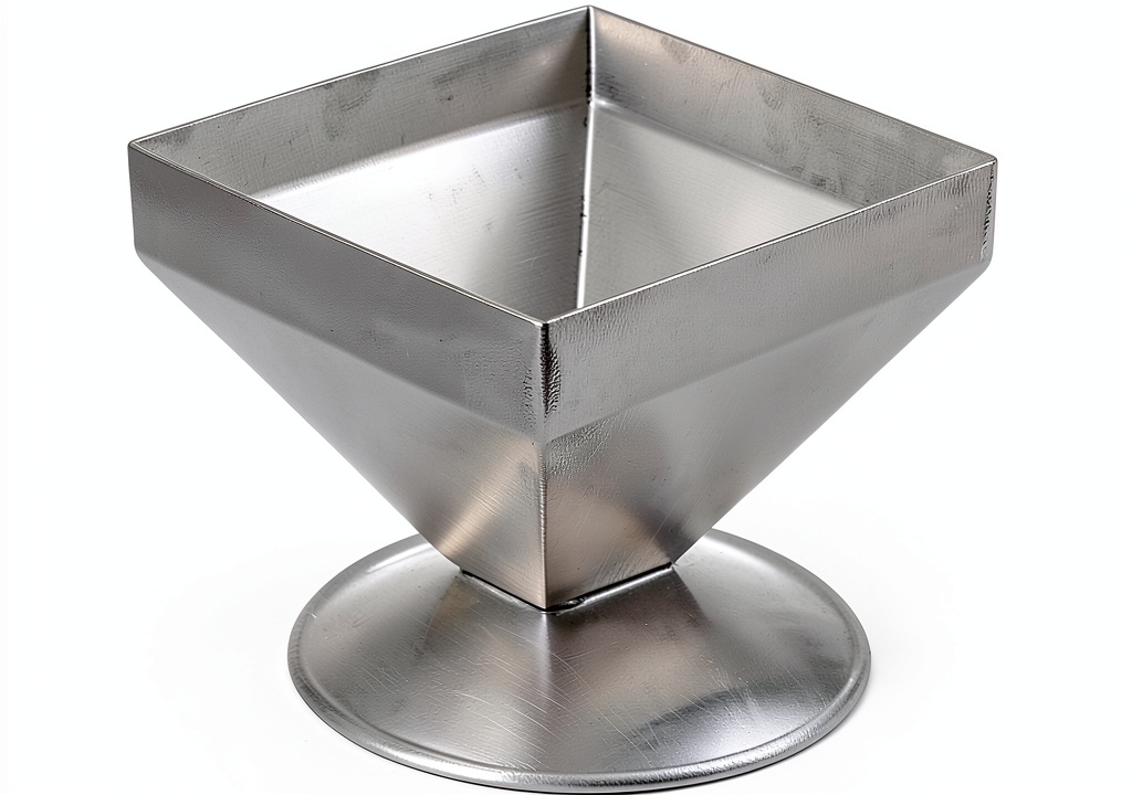 Installing Pagoda Meat Mold Stainless Steel IMIKEYA Creative Food on a wooden kitchen counter