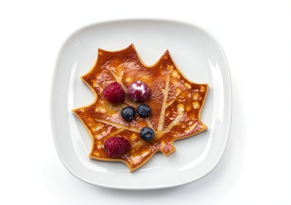 Monkey Business Maple Leaf Pancake Mold Silicone BPA Free-2