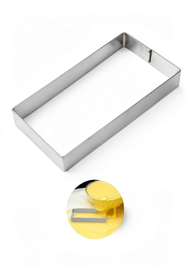 Ciieeo Stainless Steel Pancake Mold Rectangular Oven Safe-7