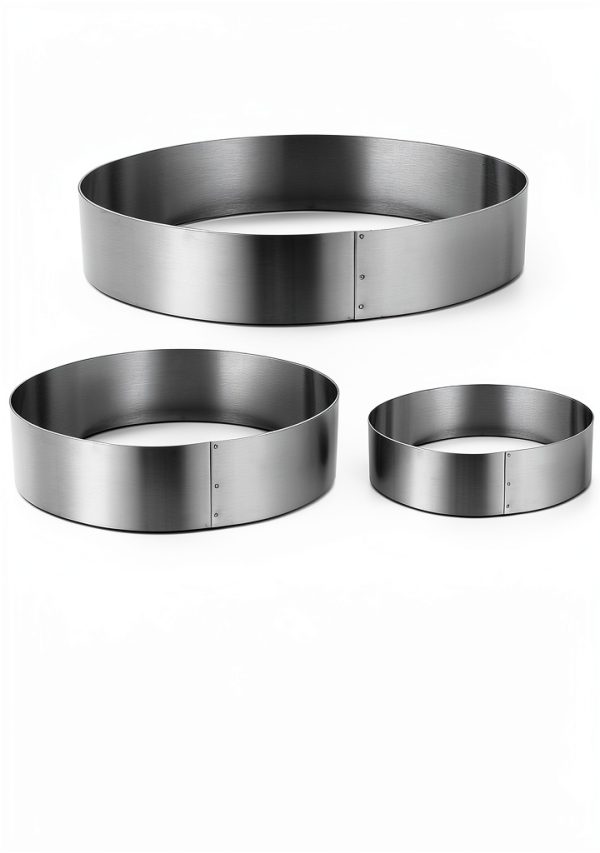 Ciieeo Ring Mold Cake Pan Stainless Steel Baking Tool Set-4