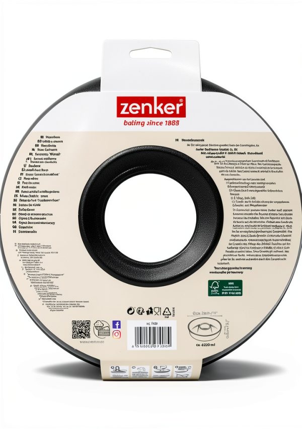 Zenker Ring Mold Cake Pan Stainless Steel Nonstick Oven Safe-5
