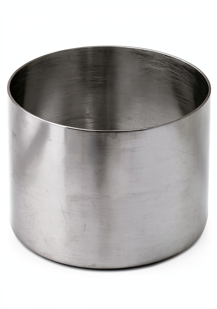 Ateco stainless steel ring mold displayed on kitchen counter