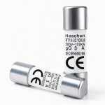 Heschen Ceramic Fuse Link RT18-32 10×38mm 3A 500V CE Pack of 20-0