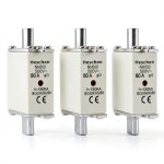 Heschen NH Fuse Link 80A gG Front Indicator Combo Detector Pack of 3-0