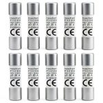 Heschen Cylindrical Ceramic Fuse Link RT18-32 20A 500V Pack of 10-0