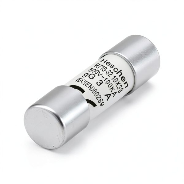 Heschen Ceramic Fuse Link RT18-32 10×38mm 3A 500V CE Pack of 20-8
