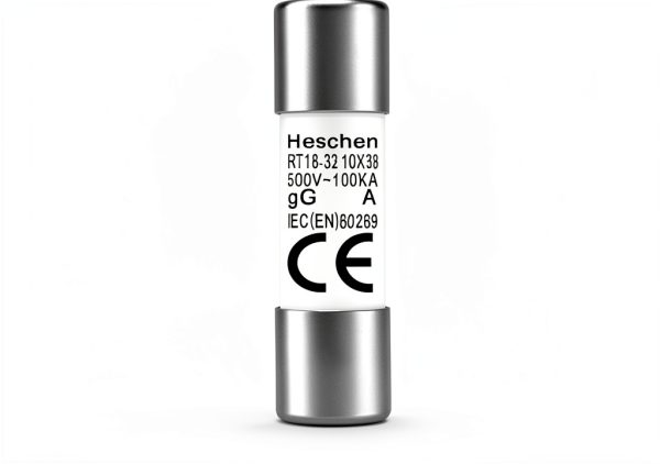 Heschen Cylindrical Ceramic Tube Fuse Link RT18-32 32A 400V Pack of 20-1