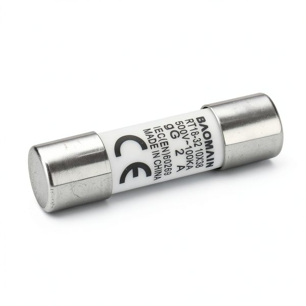 Baomain 20-Pack 2A Ceramic Fuse Link RT14 R015 10x38mm AC 500V-2