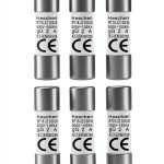 Heschen Cylindrical Ceramic Tube Fuse Link RT18-32 2A 500V Pack of 10-0