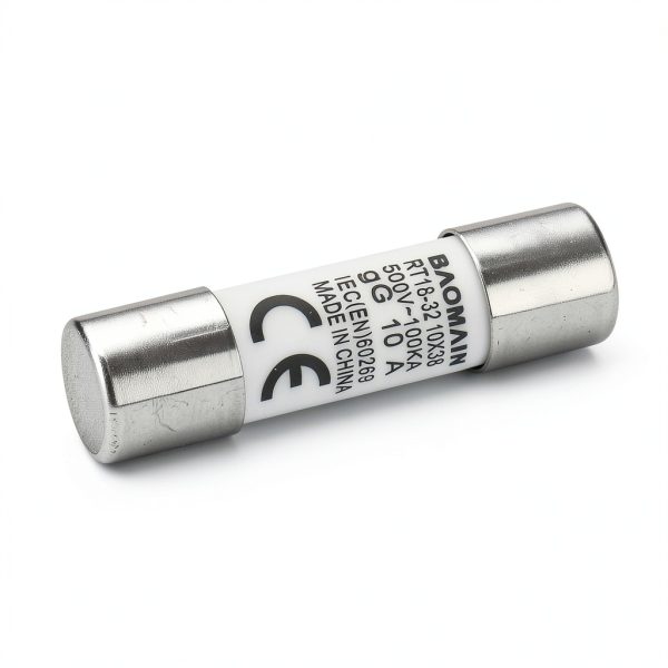 Baomain 20-Pack 10A Cylindrical Type Fuse Link, RT18-32 10 X 38 gG 500V 100kA-4