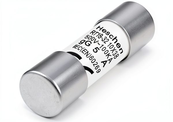Heschen Cylindrical Ceramic Tube Fuse Link RT18-32 5A 500V Pack of 10-8