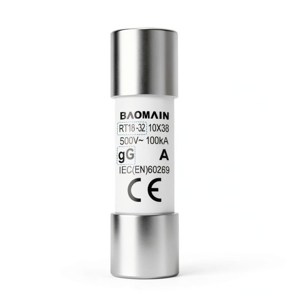 Baomain 10-Pack 4A Fuse Link, RT18-32 (RO15 RT14 RT19), Cylindrical Ceramic Tube 10x38mm 500V CE Listed-1