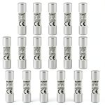 Baomain 20-Pack 10A Cylindrical Type Fuse Link, RT18-32 10 X 38 gG 500V 100kA-0