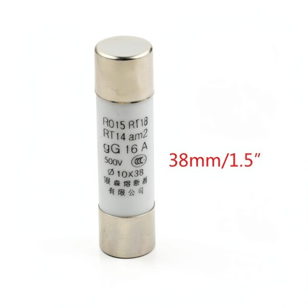Hxchen 500V 16A Fast Blow Ceramic Fuse Links - 20 Pack R015 RT18 RT14-1