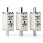 Heschen NH Fuse Link 100A gG Front Indicator Combo Detector Pack of 3-0