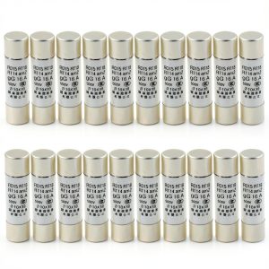 Hxchen 500V 16A Fast Blow Ceramic Fuse Links - 20 Pack R015 RT18 RT14-0