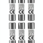 Heschen Cylindrical Ceramic Tube Fuse Link RT18-32 5A 500V Pack of 10-0