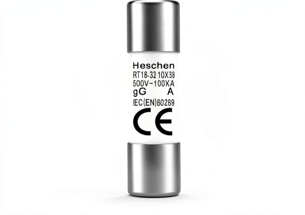 Heschen Cylindrical Ceramic Tube Fuse Link RT18-32 5A 500V Pack of 10-1