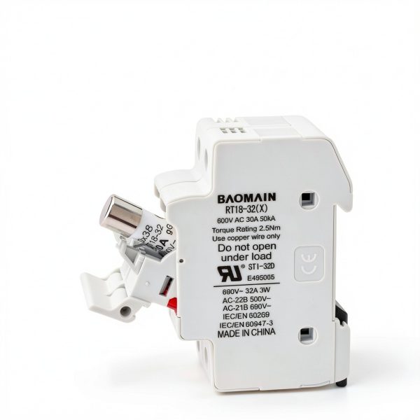Baomain 20-Pack 3A Ceramic Fuse Links RT18-32 500V/690V 10x38mm-5